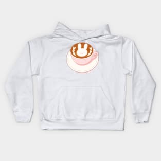 bunny latte Kids Hoodie